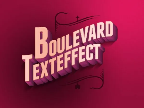 Boulevard Retro Text Effect 1