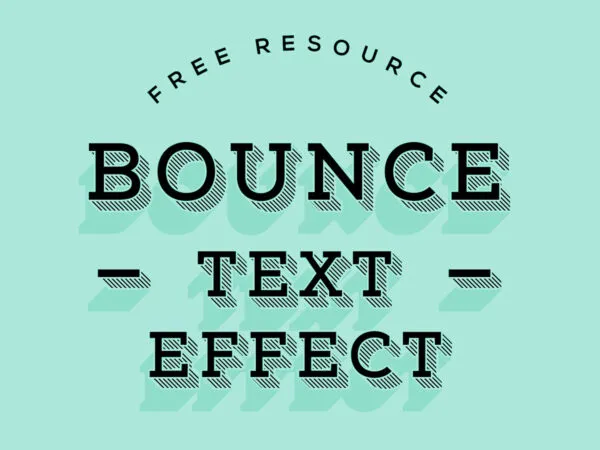 Bounce Text Effect 1