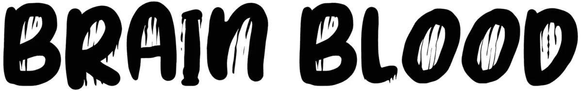 Brain Blood Font 1