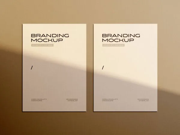 Branding Identity Two Letterhead Mockup 1