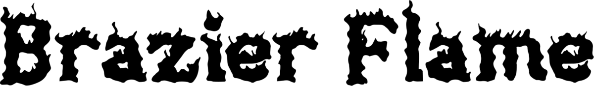 Brazier Flame Font 1