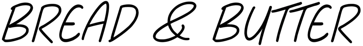 Bread Butter Font 1