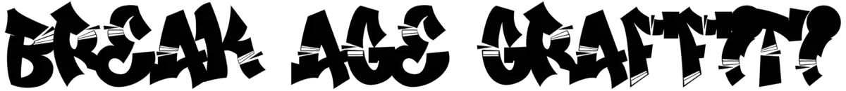 Break Age Graffiti Font 1