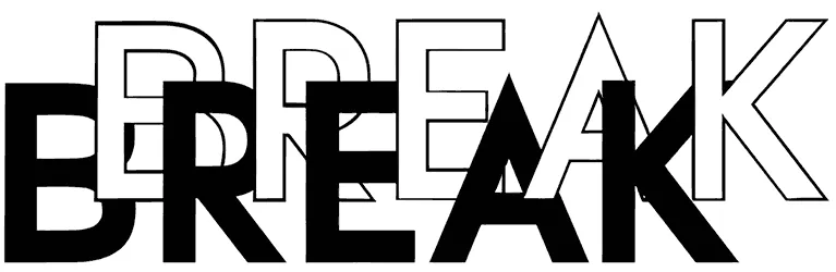 Break Font 1