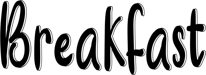 Breakfast Font 1