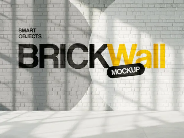 Brick Wall Mockup 1