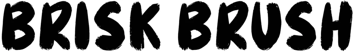 Brisk Brush Font 1