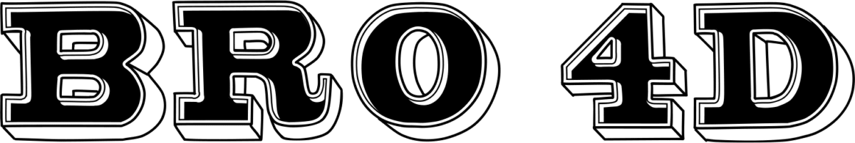 Bro 4D Font 1