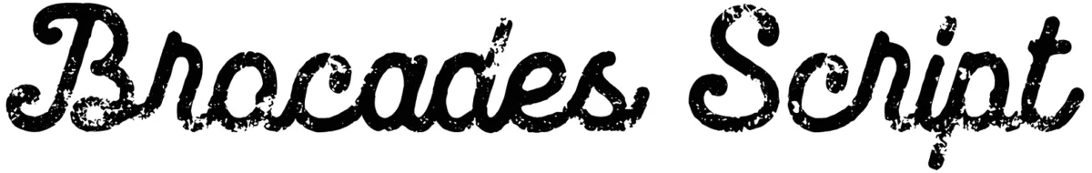Brocades Script Font 1