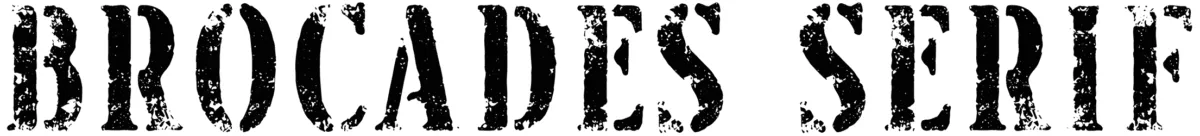 Brocades Serif Font 1