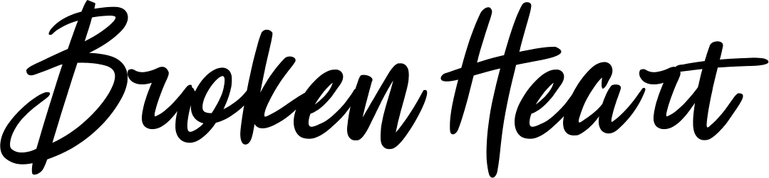 Broken Heart Font 1