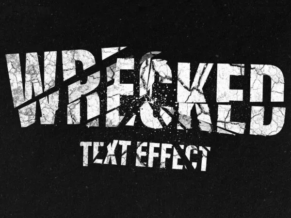 Broken Text Effect 1