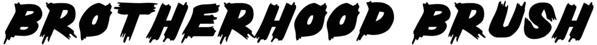 Brotherhood Brush Font 1