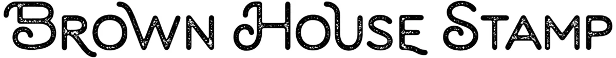 Brown House Stamp Font 1
