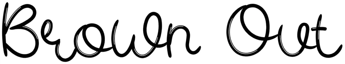 Brown Out Font 1