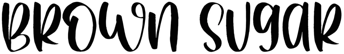Brown Sugar Font 1
