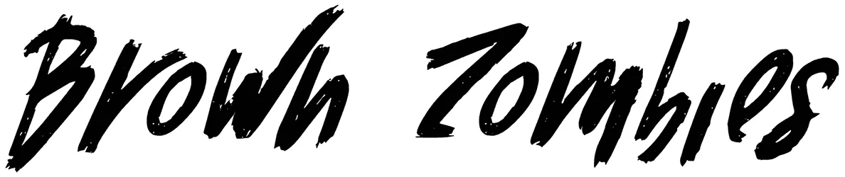 Brown Zombies Font 1