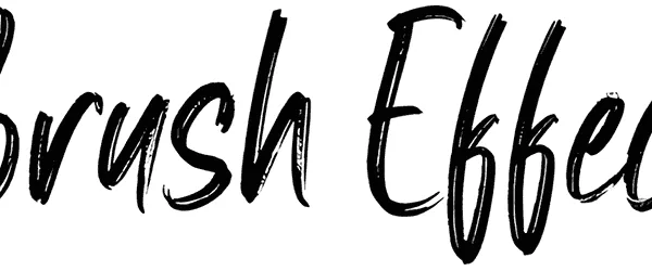 Brush Effect Font 1