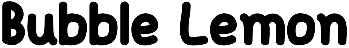 Bubble Lemon Font 1