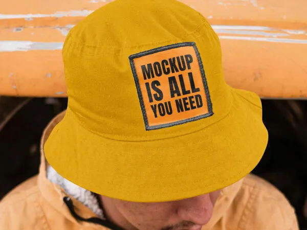 Bucket Hat Label Mockup 1