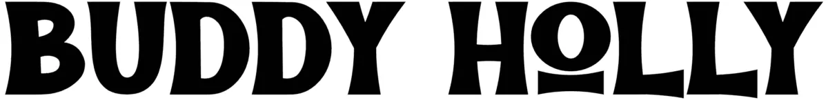 Buddy Holly Font 1