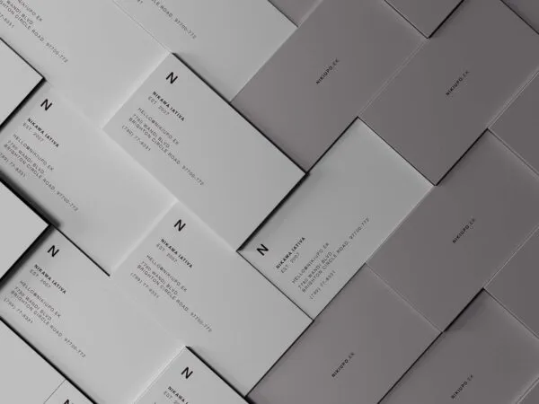 Business Card Grid Mockup 1