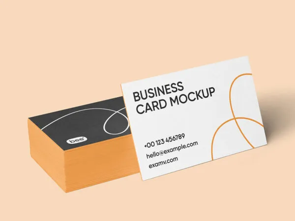 Business Card Stack Mockups 1