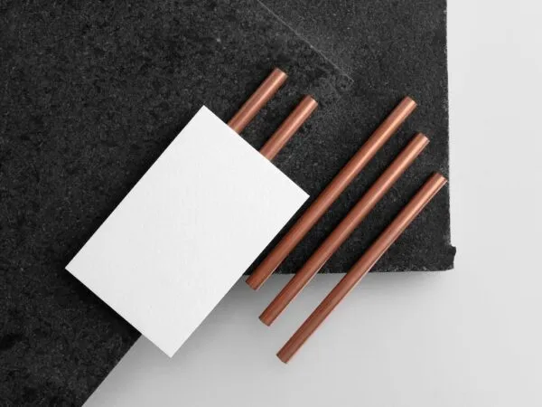 Business Card with Foil Background 1