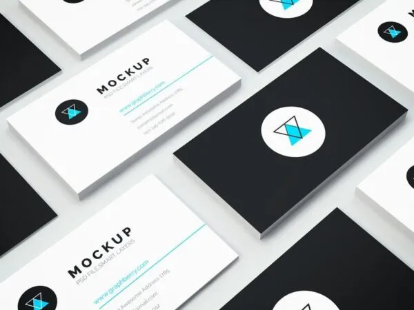 Business Cards Grid Mockup 1