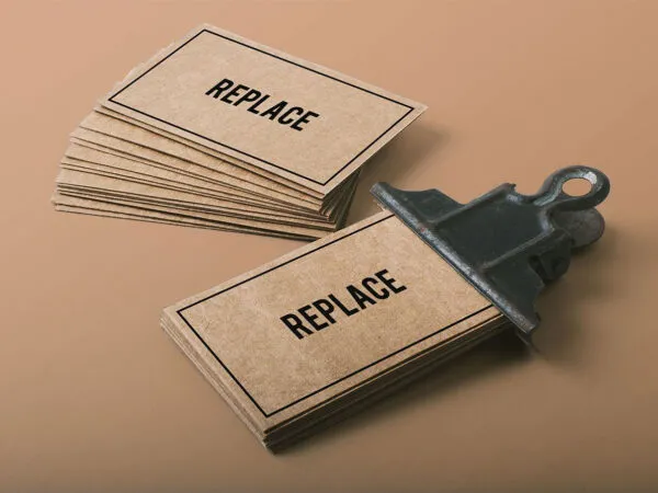 Business Cards Mockup With A Binder Clip 1