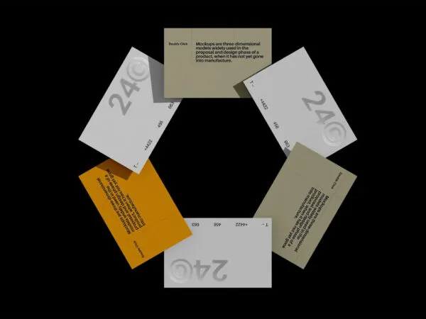 Business Cards Stationery Mockup 1