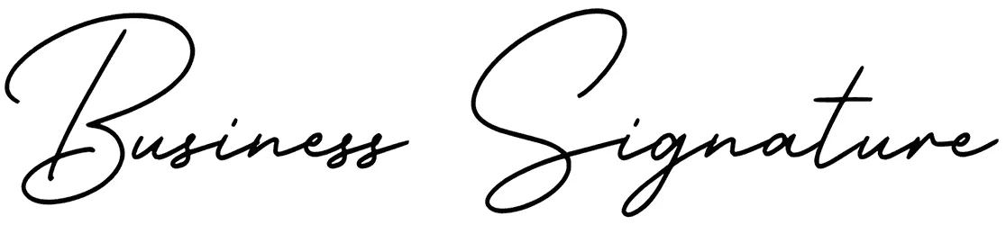 Business Signature Font 1