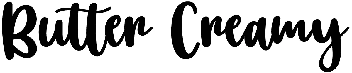 Butter Creamy Font 1