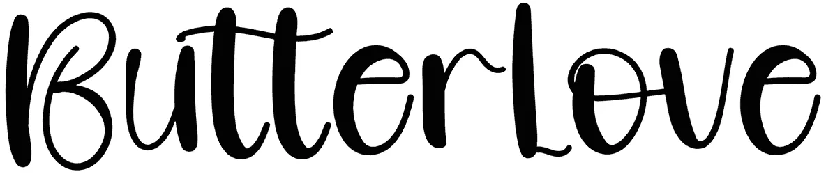 Butterlove Font 1