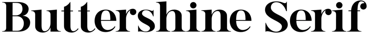 Buttershine Serif Font 1