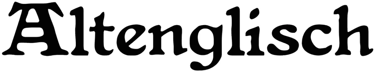 CAT Altenglisch Font 1