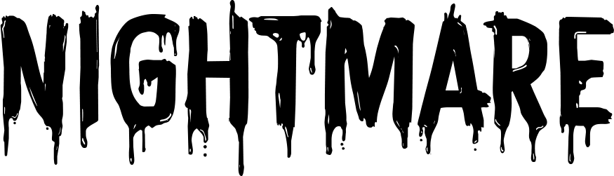 CF Nightmare Font 1