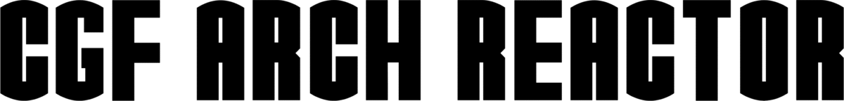 CGF Arch Reactor Font 1
