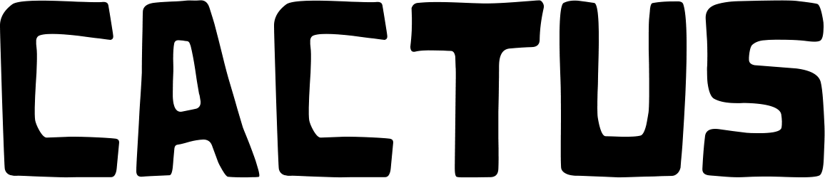 Cactus Font 1
