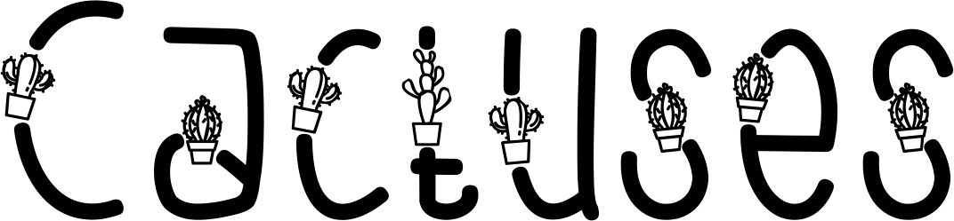 Cactuses Font 1
