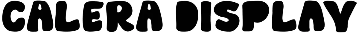 Calera Display Font 1