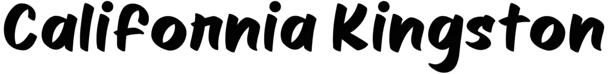 California Kingston Font 1