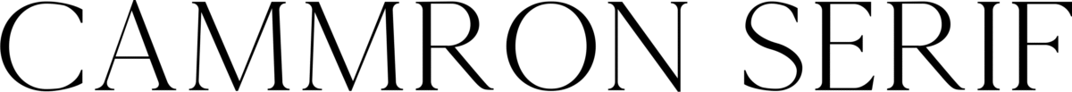 Cammron Serif Font 1