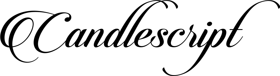 Candlescript Font 1