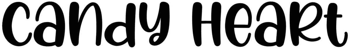 Candy Heart Font 1