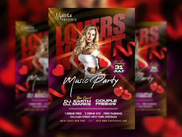 Captivating Luxury Party Event Flyer Template 1