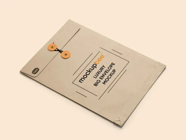 Cardboard Envelope Mockup 1