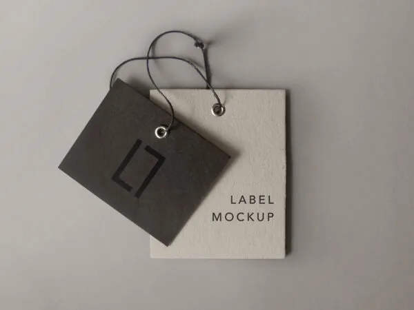 Cardboard Label Brand Mockup 1