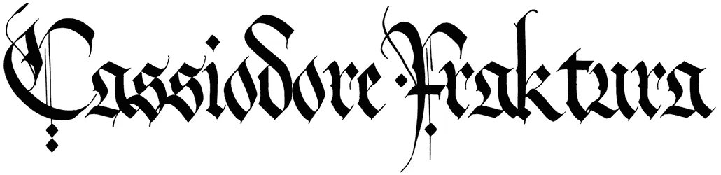 Cassiodore Fraktura Font 1