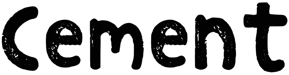 Cement Font 1